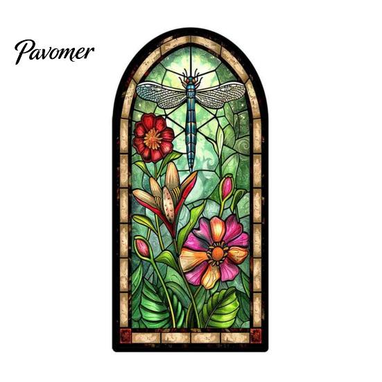 Wear-resistant Bookmark Stained Glass Flower Bookmark, Floral Acrylic Suncatcher Unique Shape Plant Book Page Marker, Gifts for Bookish, Women