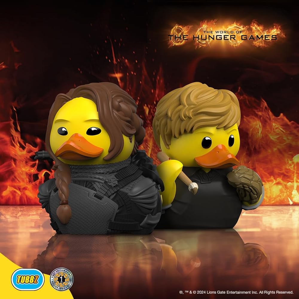 Tubbz Peter Malark Vinyl Rubber Duck Figure Official Hunger Games Collection Action TV Movie