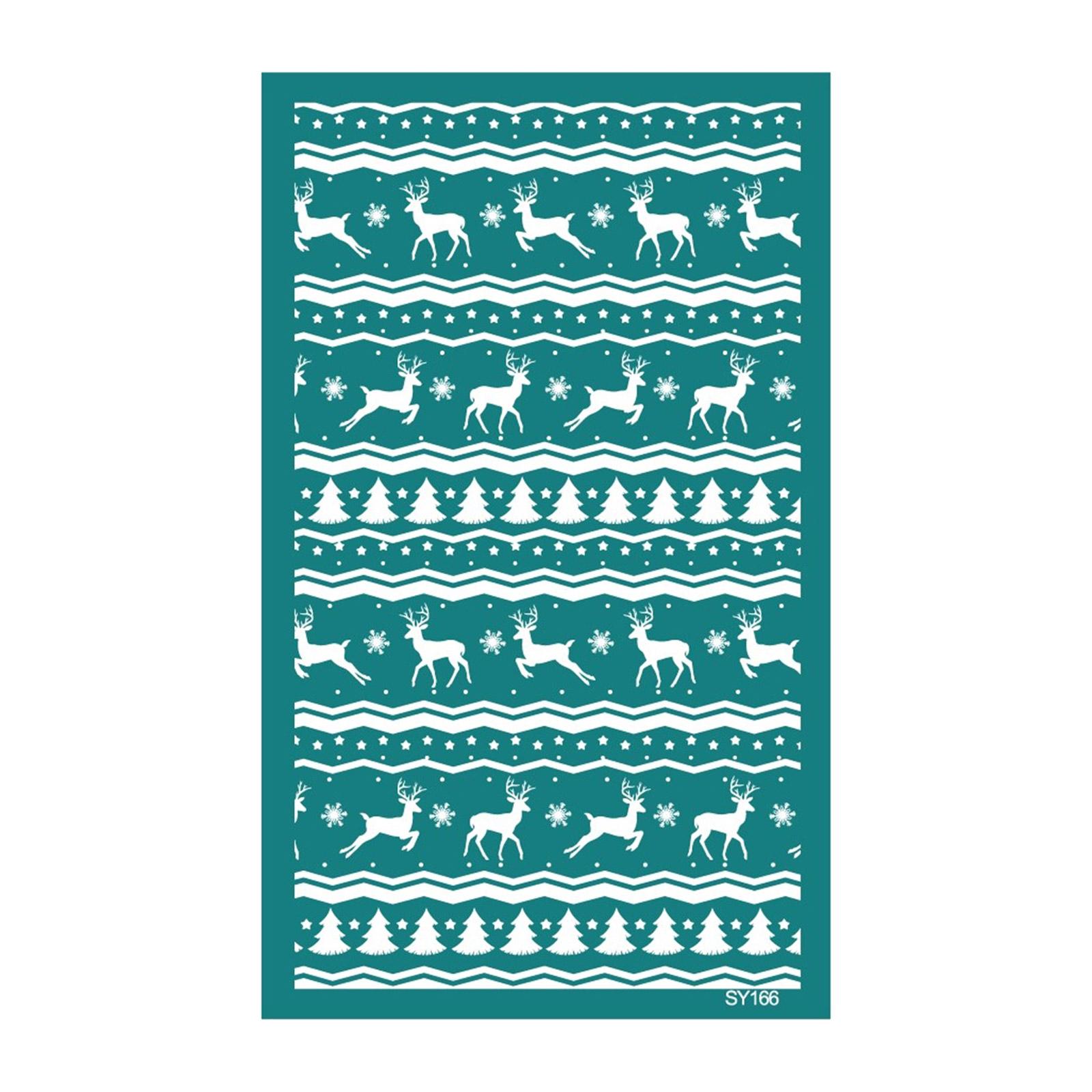 

Трафареты для шелкографии на рождественскую тематику. Трафареты для переноса изображений в виде оленей и деревьев. Многоразовые трафаретные трафареты для сережек. 166