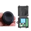 12V DC Single Channel Wireless Remote Switch with Round SOS Sticker, Jog/Self-Locking Adjustable