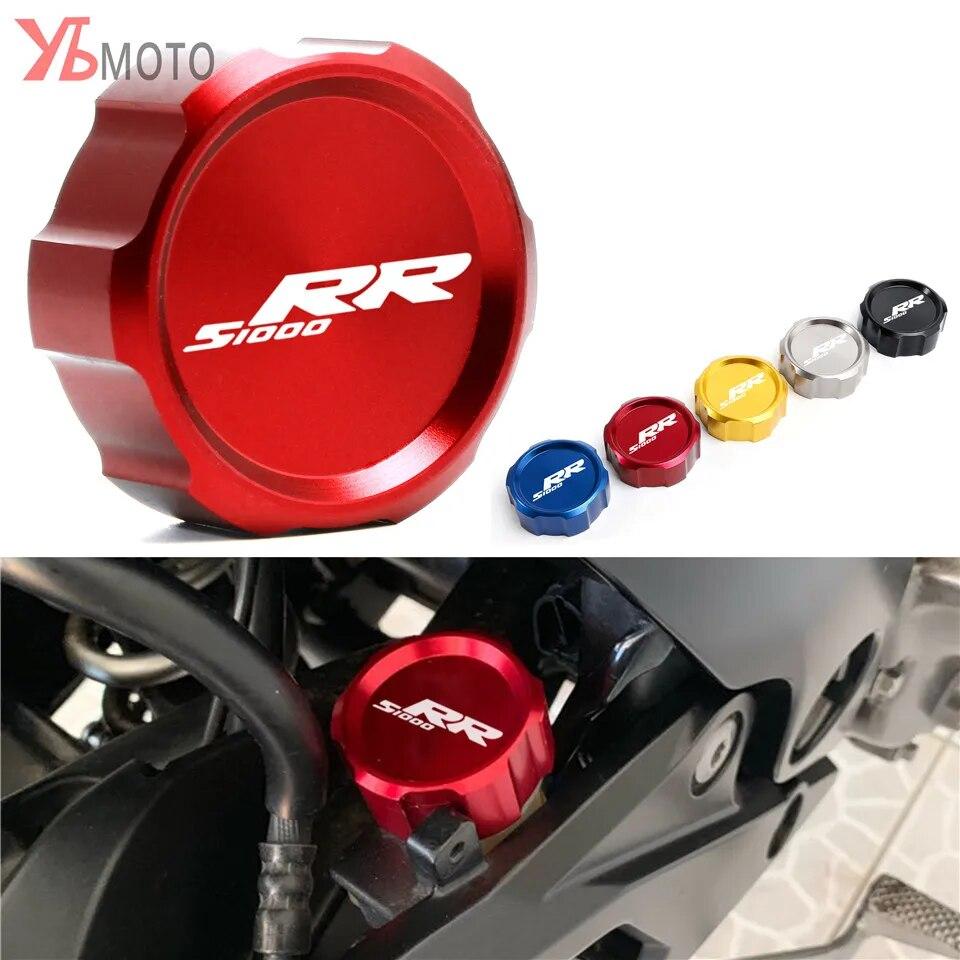 Motorcycle CNC Rear Brake Reservoir Cover Cap For BMW S1000R S1000XR S1000RR S1000 R XR RR 2017 2018    Accessories