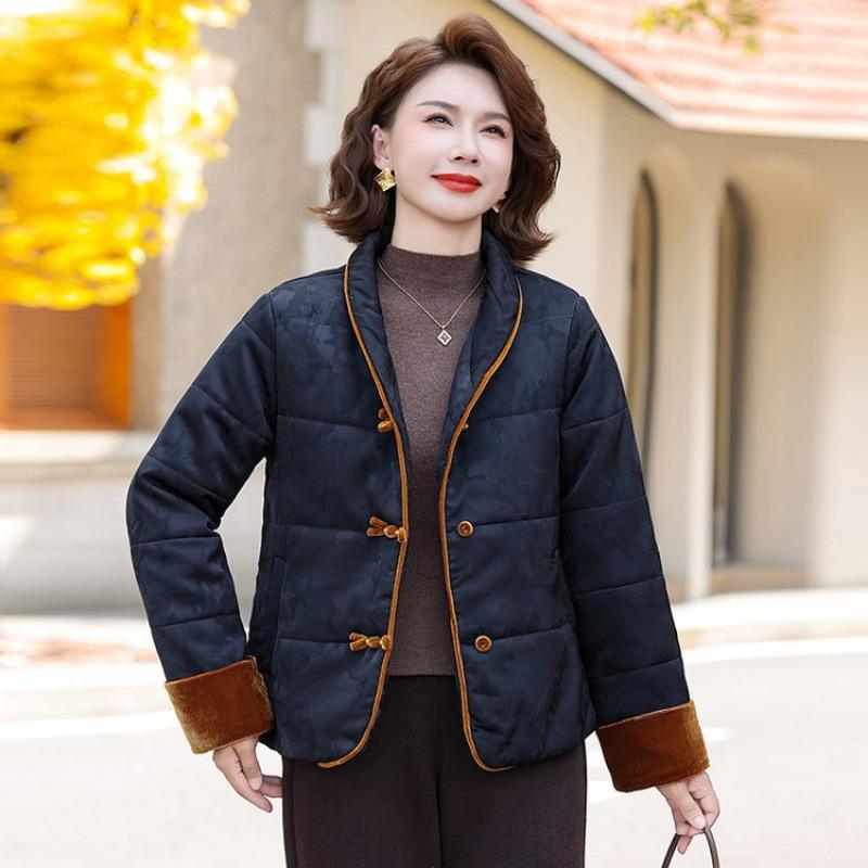 Autumn and Winter Padded Jacket New Padded Coat Wife Mother Top