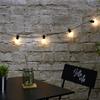 Solar Garland Bulb 20 Led White Plastic