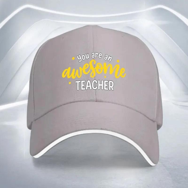 You Are An Awesome Teacher Baseball Cap Polyester Adjustable Sport Outdoor Hat