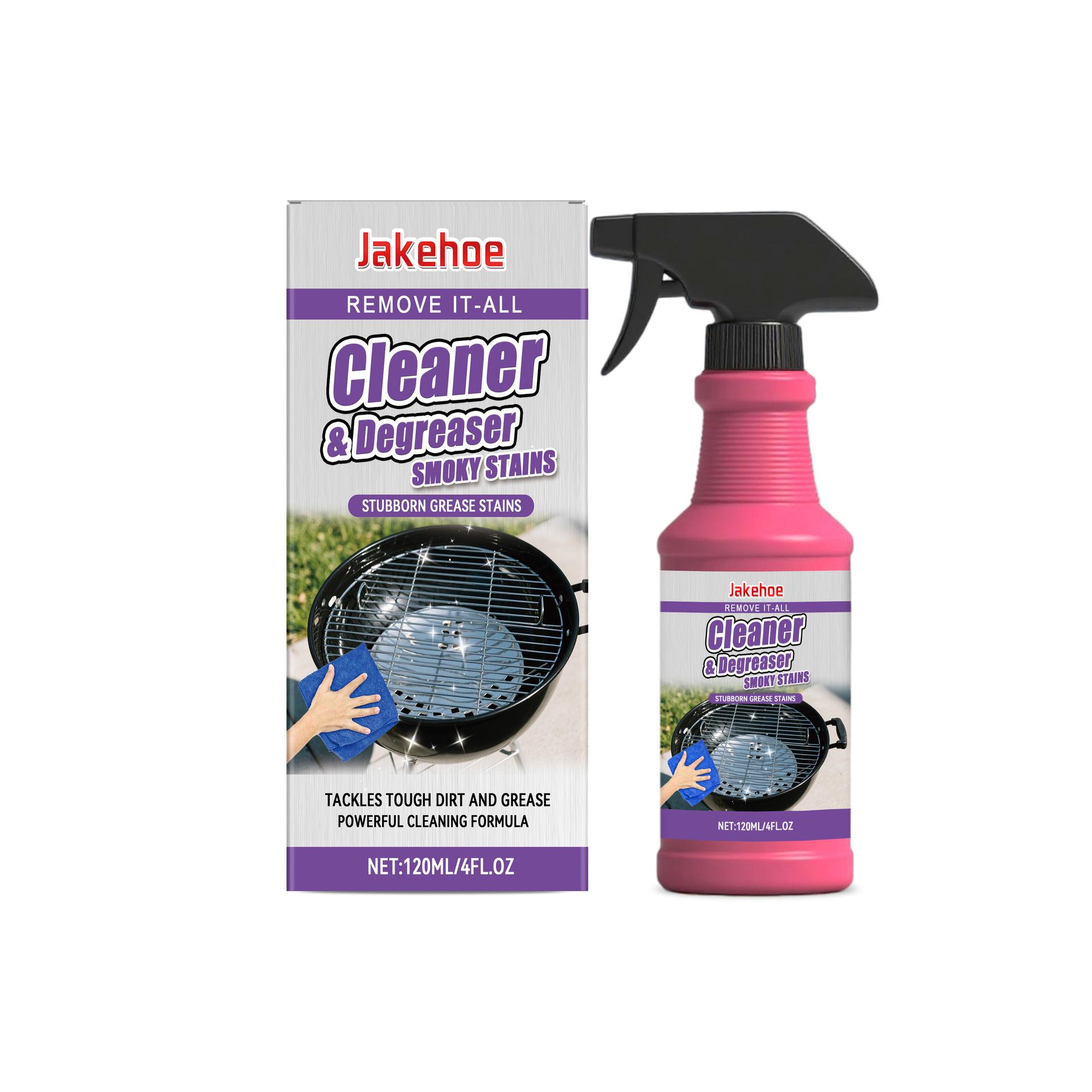 Grill Rack Cleaner, Heavy Grease Stain Remover Kitchen Cleaning Detergent 120ml
