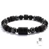 Unique Twelve Constellations Bracelet Men Women Natural Volcanic Rock Onyx Hematite Beaded Healing Braslet Leisure Couple Joias