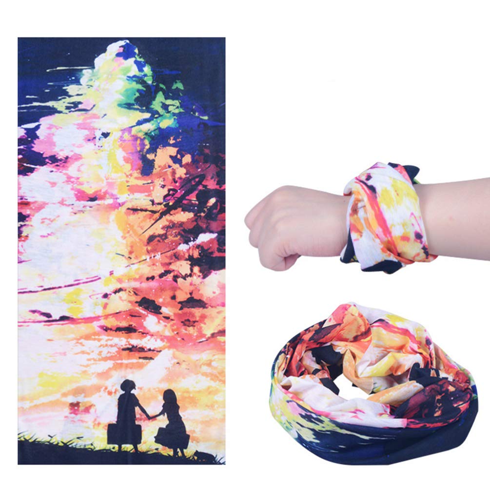 iplusmile Neck Multifunctional Neck UV Neck Unisex Warmer, 6-Piece Set, Tube-Shaped Cover, Protection, Sweat-Wicking, Quick-Drying, Breathable,