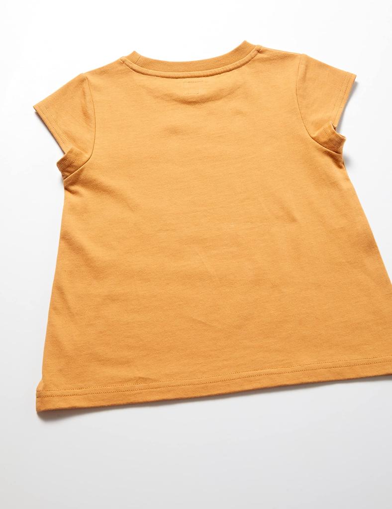 by Beams Top and bottom set cut and sew shorts camel 130 [Look Mini] &