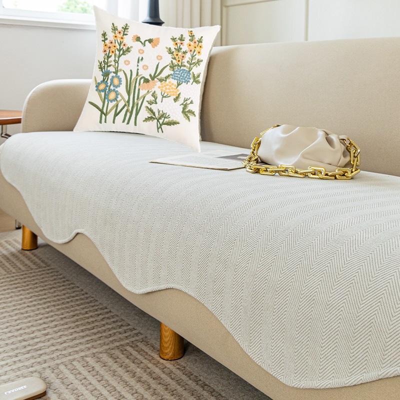 Thick Chenille Non-slip Allotype Sofa Towel Universal Dustproof Sofa Solid Color Cover Couch Slipcover Sofas Mat Home Decor