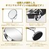 ARREBOL Tabletop Makeup 5x Magnifying Mirror Actress Mirror of Makeup 1x 5x Magnifying Stand 360 Degree Gift Includes Japanese Instruction Manual
