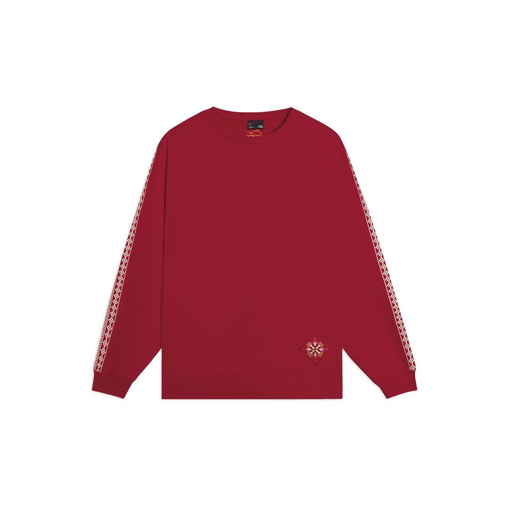 Li-Ning Chinese Culture Graphic Sweatshirt 'Red' Men's AWDSF51-1