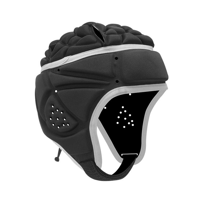 Adjustable Kids Outdoor Sports EVA Football Helmet Goalkeeper Shockproof Soft Rugby Helmets for Football & Rugby