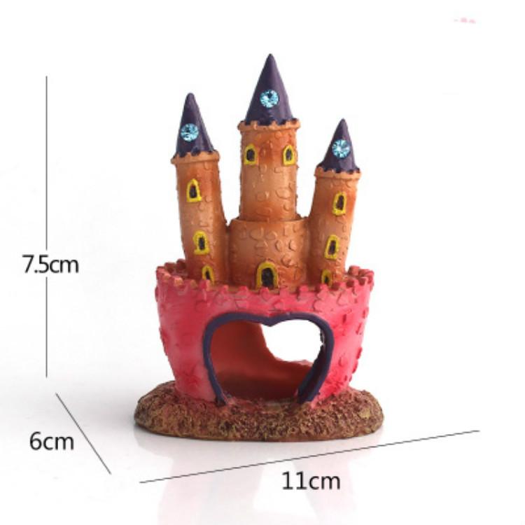 European Luxury Resin Roman Column Ornaments Aquatic Handicraft for Garden Landscaping Fish Tank Aquatic Box Accessories Bag