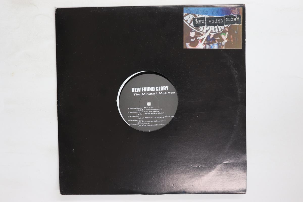 

12inch Record NEW FOUND GLORY Minute I Met You NONE NOT ON LABEL Non Japan Rock Used