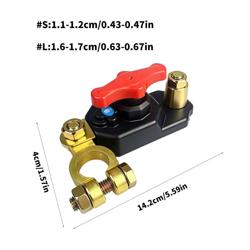 Quick Release Battery Disconnect Switches For Automotive Marine Applications Corrosion Resistant Copper Iron Construction