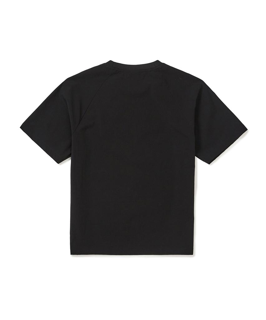 SNOWPEAK APPAREL Airdots Women'S Basic Short Sleeve T-Shirt (S25Mwtts35) Black