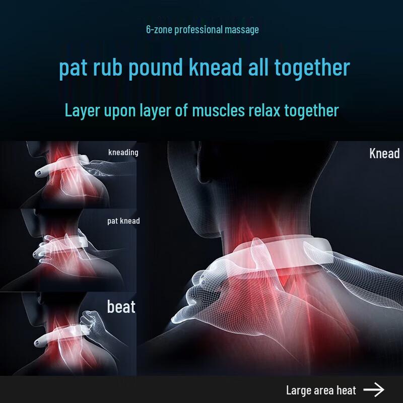 SKG K5 Cervical Neck Massager with Red Light Heat