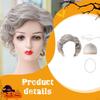Grandma Halloween with Glasses, Fun And Comfortable Decoration, Old Grandmother Costume, for Shows,