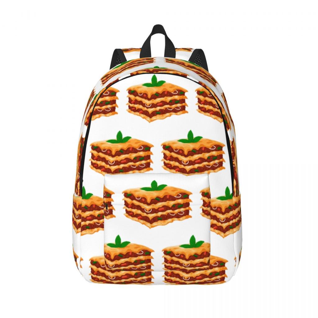 Italian Lasagna Backpack Hot Sale Daypack Large Capacity Kids BookBag School Bag Shoulder Bags for Men Women