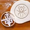 New Cartoon Halloween Horror Spider Bat Cookie Embosser Mold Set Pressed Hand-painted Frosting Biscuit Mold Skull Cookie Cutter