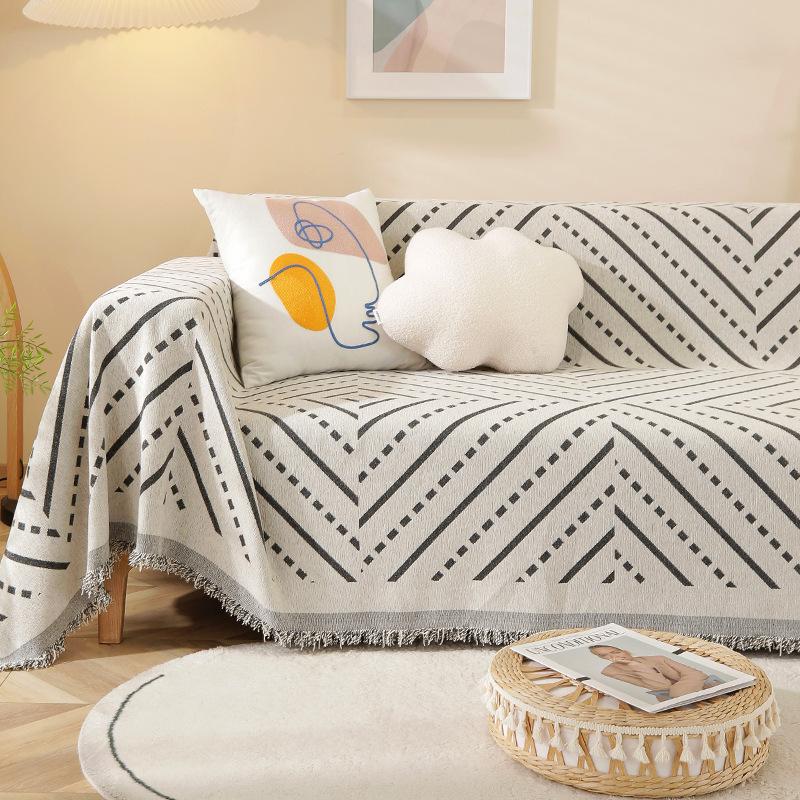 Anti-Scratching Sofa Cover Towel All-Inclusive Universal Four Seasons Universal Dustproof Cover Fixed Non-Slip Backrest Towel