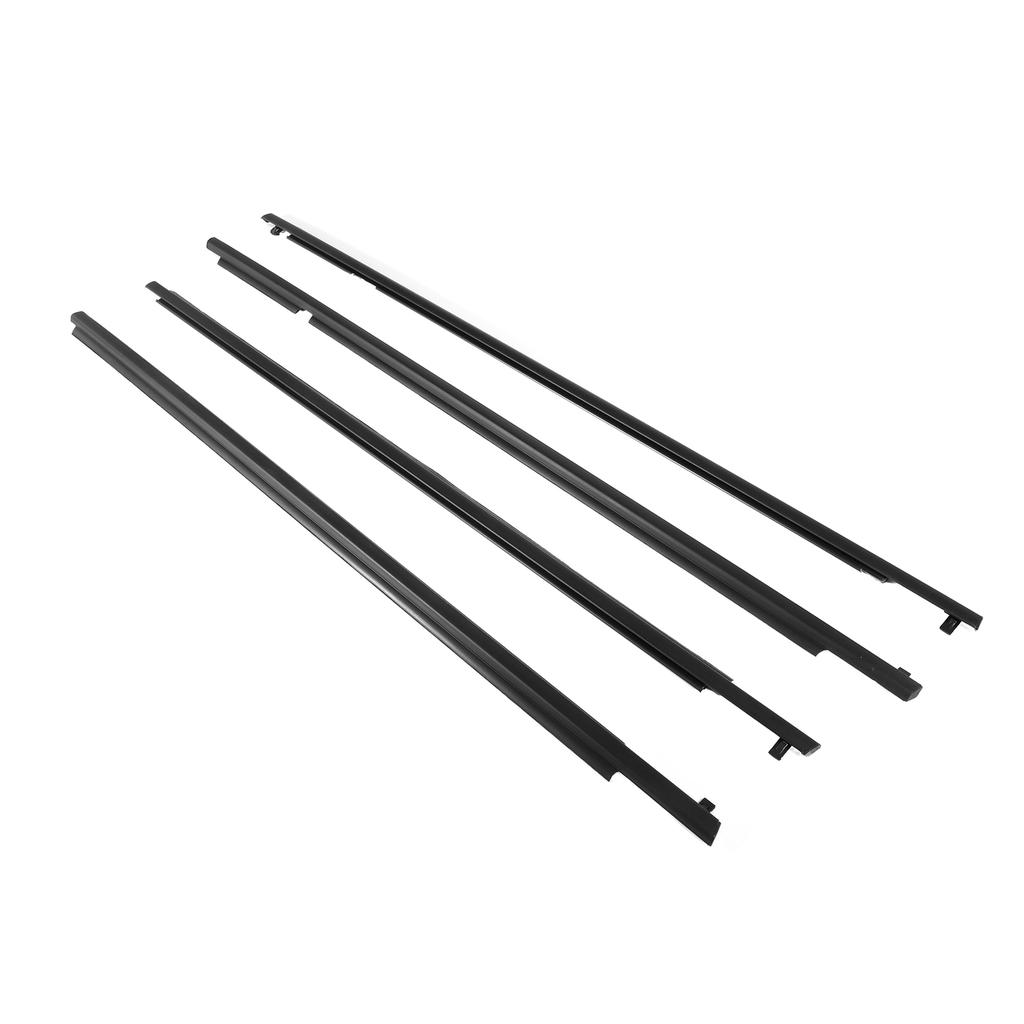 4Pcs Car Side Window Glass Seal Auto Side Door Weatherstrip Rainproof Weather Strip For Toyota RAV4 2006-2008