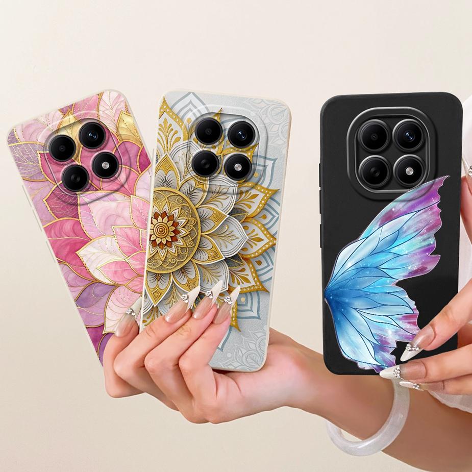Per Custodia Xiaomi Redmi Note 15 Pro Plus Cover Dipinta Elegante Custodia Morbida in TPU Per Redmi Note 15 Note15 Pro + 5G Fundas Bumper
