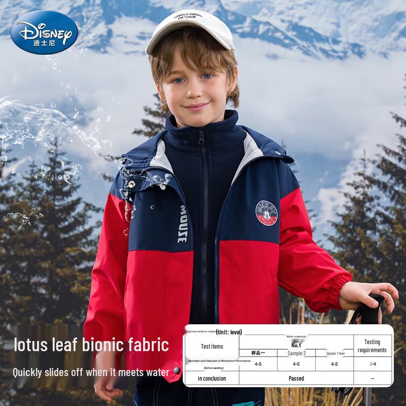 Disney Kids 3-in-1 Waterproof Windbreaker Jacket