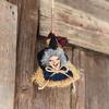 Halloween Witch Broom Pendant Vicious Creepy Old Woman Hanging Hairy Haunted House Rag Door Window Decoration Prop