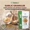 NeutraVed Garlic Granules Lahsun/Lehsun/Natural Lasun Powder Flakes- 150g