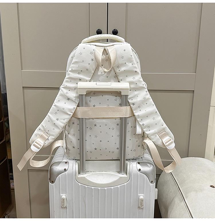 Mori Style Cute Star Backpack: High-End, Lightweight, Large Capacity for Middle School Students