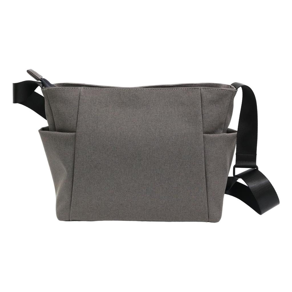Uncool TORO 2 Shoulder Bag for Men, Large Capacity, A4 Size, PC, Casual, College, Business, Water-Repellent, Crossbody, K903063, Gray (15)