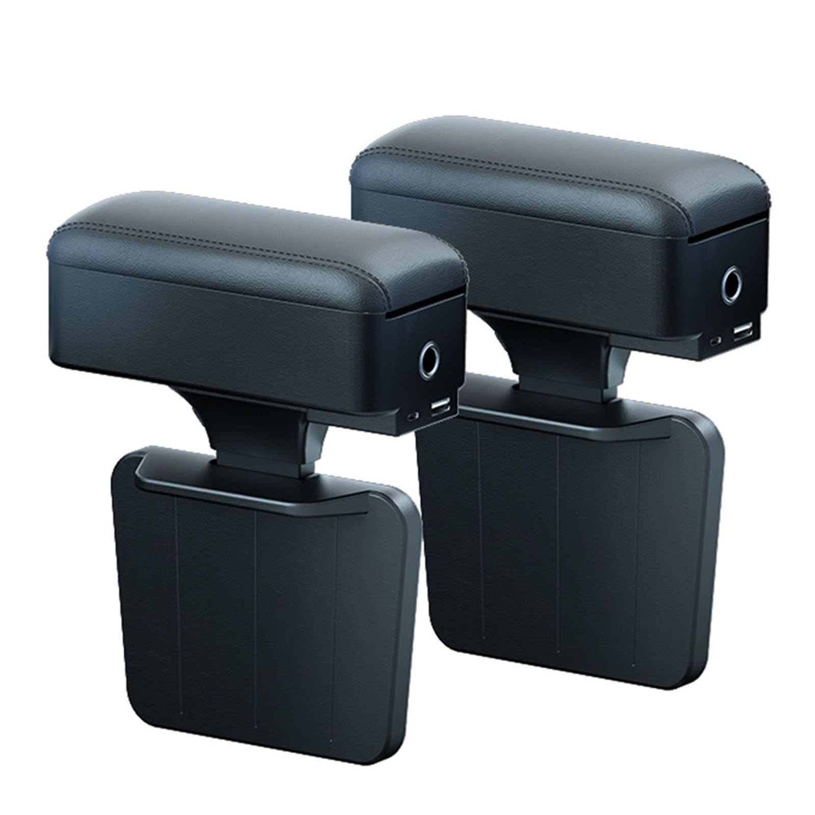 

Suitable for: Nissan Kicks 2016-2020 Armrest, Car with Drink Holder, Armrest, Multi-functional, Console Box, 2pcs чёрный