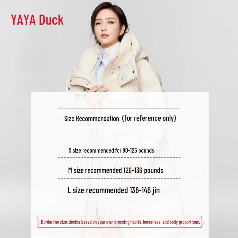 YAYA Women's Long 90% Down Winter Jacket (Tong Liya Style)