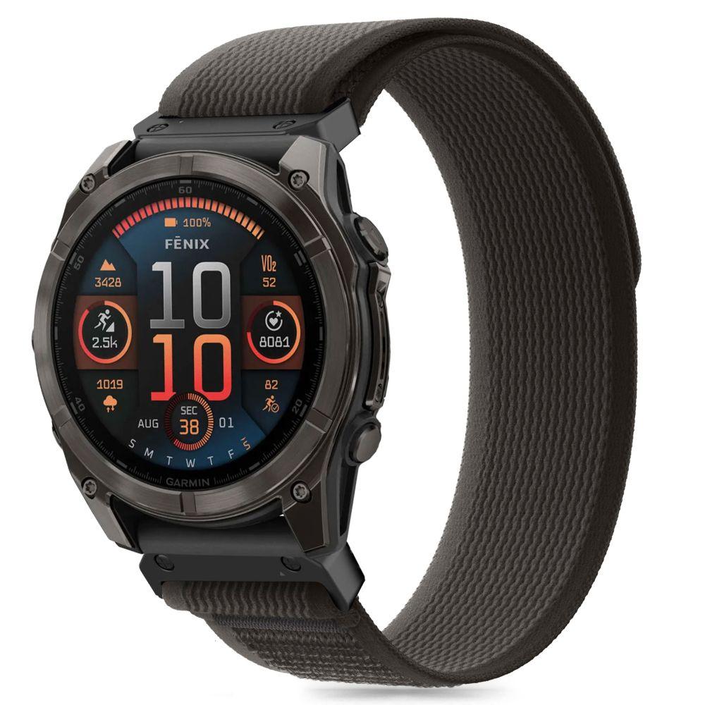 Tech-Protect Nylon Garmin Fenix 5X / 5X Plus / 6X / 6X Pro / 7X / 8 (51 Mm) Black/Orange