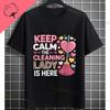 Funny Astronaut  Vacuum Cleaner Space Graphic Tshirt Short Sleeve 100 Cotton Round Neck Humor Style Casual Fashion Tshirt