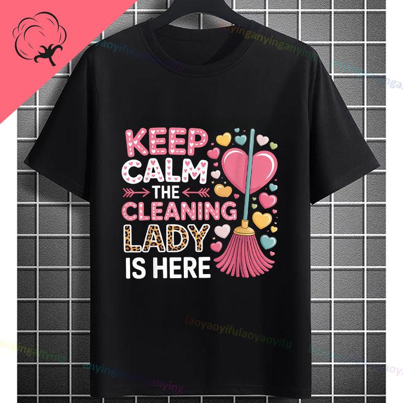 Funny Astronaut Vacuum Cleaner Space Graphic Tshirt Short Sleeve 100 Cotton Round Neck Humor Style Casual Fashion Tshirt