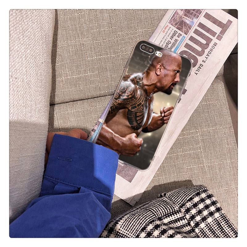 The Rock Dwayne Johnson Phone Case For Iphone 13 X XS MAX 6 6s 7 7plus 8 8Plus 5 5S Se 2020 XR 12 11 Pro Max Fundas Capa