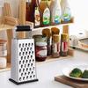 4-Sided Blades Manual Cheese Grater Stainless Steel Kitchen Chopper  Food Preparation