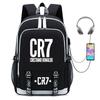 Football Star Collection Teen Primary And Secondary School Student School Bag Usb Men'S And Women'S Casual Backpack
