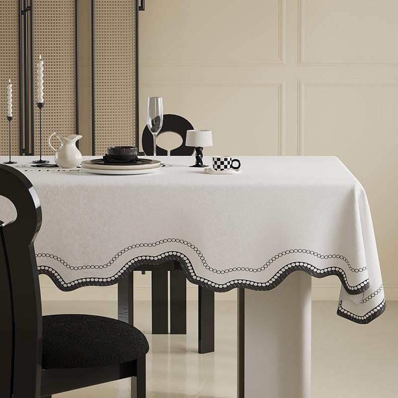 Special-Shaped Dining Table Cloth, Waterproof And Oil-Proof, Leave-In Table Mat, Advanced Desktop Protection, Tablecloth, Anti-Scalding Coffee Table