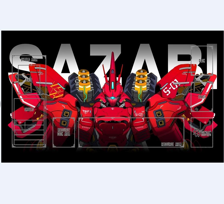 Gundan Play mat Homemade Mobile Suit Gundam: The Witch From Mercury Rubber Non-Slip Battle Card Mat