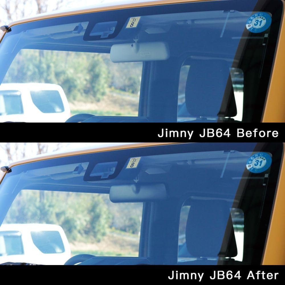 Apio ABS Room Mirror Cover for Jimny JB23 JB33 JB43 Black 4034-01B