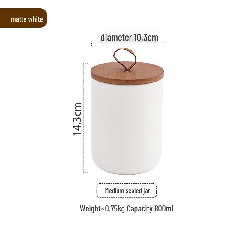 YIXI Nordic Style Ceramic Storage Jar