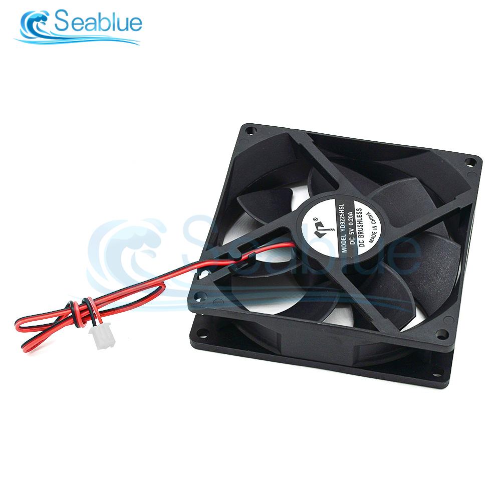 1PCS DC9225 92mm 9225 Computer Case Cooling Fan 92x92x25mm DC 5V 12V 24V 0.20A 2PIN USB Brushelss PC CPU Cooler Fan 90mm 9cm
