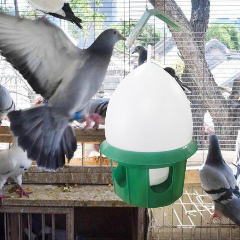 Automatic Pigeons Water Dispenser Auto Filling Gravities Drinking Bottles Leak Proof For Bird Cage