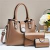 Fashion New Design High-grade Handbag Bag Leisure Large Size Capacity Three-piece Complete Set Single Shoulder Crossbody Bag Practical