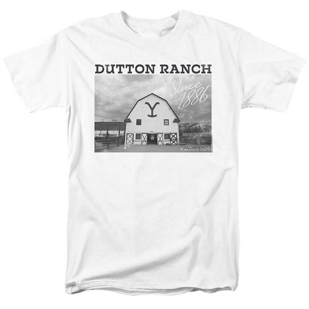 

Yellowstone Dutton Barn Men’s T-Shirt S-5XL Officially Licensed Western TV Tee M