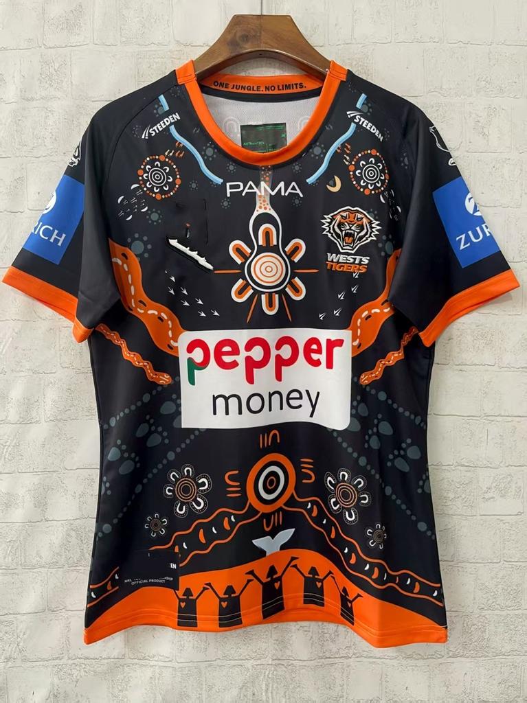 NRL Warriors Broncos Fiji Rabbit Jaguar Short Sleeve Rugby Jerseys Training Suit