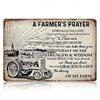 Retro Metal Tin Sign Farmhouse Wall Art Living Room Balcony Decor